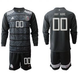 Mexico Personalized Home Long Sleeves Soccer Country Jersey