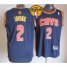 Cavaliers #2 Kyrie Irving Navy Blue The Finals Patch Stitched Revolution 30 NBA Jersey