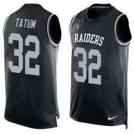Nike Las Vegas Raiders #32 Jack Tatum Black Team Color Mens Stitched NFL Limited Tank Top Jersey