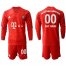 Bayern Munchen Personalized Home Long Sleeves Soccer Club Jersey