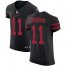 Nike San Francisco 49ers #11 Marquise Goodwin Black Alternate Mens Stitched NFL Vapor Untouchable Elite Jersey