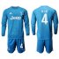 Juventus #4 De Ligt Third Long Sleeves Soccer Club Jersey