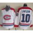 Montreal Canadiens #10 Guy Lafleur White CH-CCM Throwback Stitched NHL Jersey