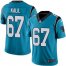 Nike Carolina Panthers #67 Ryan Kalil Blue Youth Stitched NFL Limited Rush Jersey