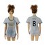 Womens Manchester United #8 Mata Sec Away Soccer Club Jersey