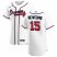 Atlanta Braves #15 Sean Newcomb Mens Nike White Home 2020 Authentic Player MLB Jersey