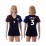 Womens USA #3 Gonzalez Away Soccer Country Jersey
