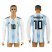 Argentina #10 MARADONA Home 2018 FIFA World Cup Long Sleeve Thailand Soccer Jersey