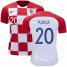 Croatia #20 Pjaca Home Soccer Country Jersey