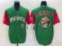 Mens Mexico 2023 Green Team Big Logo World Baseball Classic Stitched Jersey