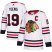 Adidas Chicago Blackhawks #19 Jonathan Toews White Road Authentic Stitched NHL Jersey