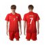 Poland #7 Milik Away Soccer Country Jersey