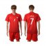 Poland #7 Milik Away Soccer Country Jersey