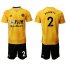 Wolves #2 Doherty Home Soccer Club Jersey