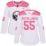 Adidas Buffalo Sabres #55 Rasmus Ristolainen White/Pink Authentic Fashion Womens Stitched NHL Jersey