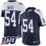 Nike Dallas Cowboys #54 Jaylon Smith Navy Blue Thanksgiving Mens Stitched NFL 100th Season Vapor Throwback Limited Jersey