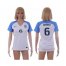 Womens USA #6 Brooks Home Soccer Country Jersey