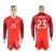 USA #23 Johnson Away Long Sleeves Soccer Country Jersey