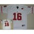 Wisconsin Badgers 16 Russell Wilson White College Jersey