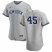 New York Yankees #45 Gerrit Cole Mens Nike Gray Road 2020 Authentic Player MLB Jersey