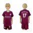 Manchester City #17 De Bruyne Away Kid Soccer Club Jersey