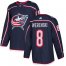 Adidas Columbus Blue Jackets #8 Zach Werenski Navy Blue Home Authentic Stitched NHL Jersey