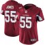 Nike Arizona Cardinals #55 Chandler Jones Red Team Color Womens Stitched NFL Vapor Untouchable Limited Jersey