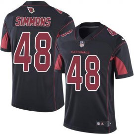 Nike Arizona Cardinals #48 Isaiah Simmons Black Mens Stitched NFL Limited Rush Jersey