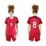 Womens Portugal #8 Silva Home Soccer Country Jersey
