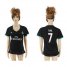 Womens Real Madrid #7 Raul Away Soccer Club Jersey