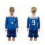 USA #9 Johannsson Away Long Sleeves Kid Soccer Country Jersey