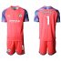 Manchester City #1 C.Bravo Pink Goalkeeper Soccer Club Jersey