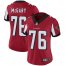 Nike Atlanta Falcons #76 Kaleb McGary Red Team Color Womens Stitched NFL Vapor Untouchable Limited Jersey