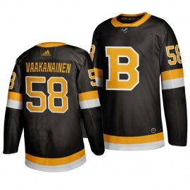 Adidas Boston Bruins #58 Urho Vaakanainen Black 2019-20 Authentic Third Stitched NHL Jersey