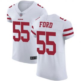 Nike San Francisco 49ers #55 Dee Ford White Mens Stitched NFL Vapor Untouchable Elite Jersey