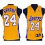 Kids Los Angeles Lakers 24 Kobe Bryant Yellow Jersey Cheap