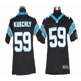 Nike Carolina Panthers #59 Luke Kuechly Black Team Color Youth Stitched NFL Elite Jersey