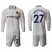 Chelsea #27 Christensen Away Long Sleeves Soccer Club Jersey