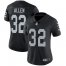 Nike Las Vegas Raiders #32 Marcus Allen Black Team Color Womens Stitched NFL Vapor Untouchable Limited Jersey