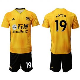 Wolves #19 J.OTTO Home Soccer Club Jersey