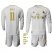 Real Madrid #11 Bale Home Long Sleeves Kid Soccer Club Jersey