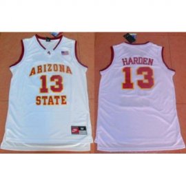 Arizona State Sun Devils #13 James Harden White Stitched NCAA Basketball Jersey