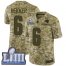 Nike Los Angeles Rams #6 Johnny Hekker Camo Super Bowl LIII Bound Youth Stitched NFL Limited 2018 Salute to Service Jersey