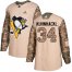 Adidas Pittsburgh Penguins #34 Tom Kuhnhackl Camo Authentic 2017 Veterans Day Stitched NHL Jersey