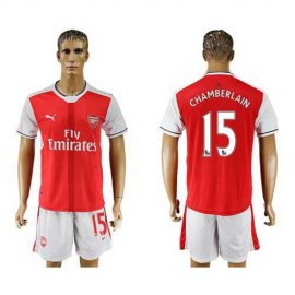 Arsenal #15 Chamberlain Home Soccer Club Jersey