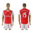 Arsenal #15 Chamberlain Home Soccer Club Jersey