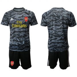 Arsenal Blank Black Goalkeeper Soccer Club Jersey