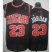 Chicago Bulls 23 Michael Jordan Black Revolution 30 NBA Jersey White Name Cheap