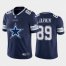Dallas Cowboys #89 Blake Jarwin Navy Blue Mens Nike Big Team Logo Vapor Limited NFL Jersey