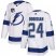 Adidas Tampa Bay Lightning #24 Zach Bogosian White 2022 Stanley Cup Final Patch Road Authentic NHL Stanley Cup Final Patch Jersey Mens